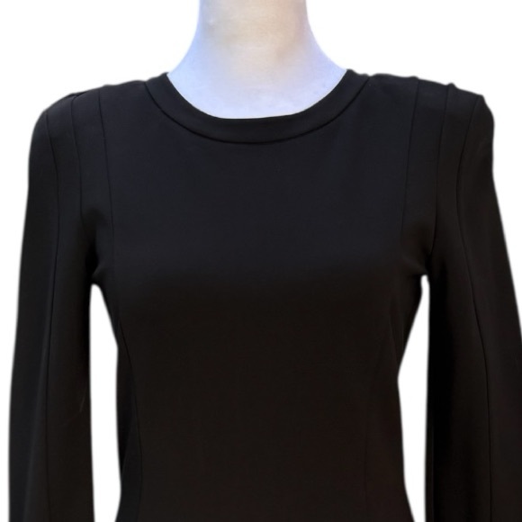 Theory Crepe Tunic Top with Hidden Zipper Sleeves | S - Picture 5 of 13